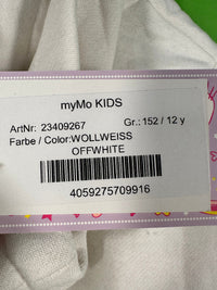 B-WARE MYMO KIDS MÄDCHEN KAPUZENPULLOVER Gr. 152/ 12y Farbe Wollweiss