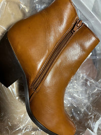 B-WARE Dreimaster Vintage Damen Schuhe Gr. 39 Farbe Cognac