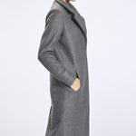 B-WARE MYMO DAMEN MANTEL GR.M FARBE GRAU MELANGE