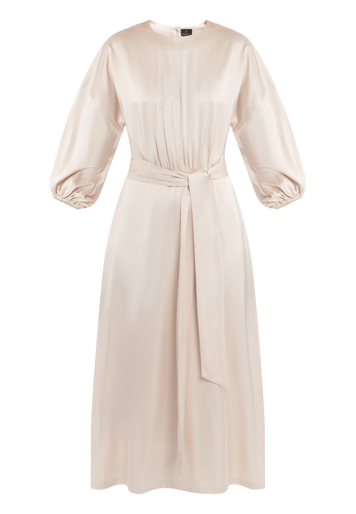 B-WARE DREIMASTER KLASSIK DAMEN KLEID Gr.L Farbe Beigerosa