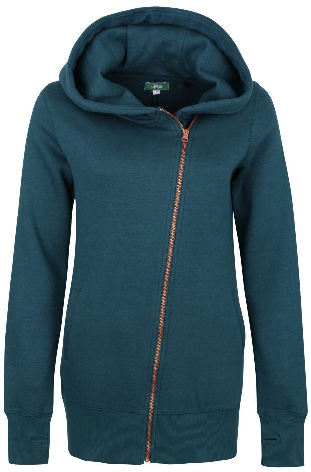 B-WARE MYMO DAMEN SWEATJACKE GR.XL FARBE SMARAGDGRUEN