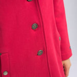 B-WARE Sweatmantel Gr.M Farbe Dunkelrot