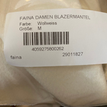 B-WARE FAINA DAMEN BLAZERMANTEL Gr. M Farbe Wollweiss