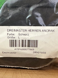B-WARE DREIMASTER HERREN ANORAK Gr. L Farbe Schwarz