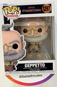 Pinocchio Netflix Geppetto POP Filme #1297 Vinyl Figur FUNKO