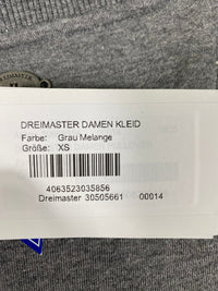 B-WARE DREIMASTER DAMEN KLEID Gr. XS Farbe Grau Melange