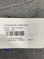 B-WARE DREIMASTER DAMEN KLEID Gr. XS Farbe Grau Melange