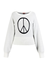 B-WARE MYMO ROCKS STRICKWESTE Gr. M/L Farbe Weiss