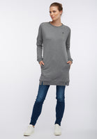B-WARE DREIMASTER DAMEN KLEID Gr. XS Farbe Grau Melange