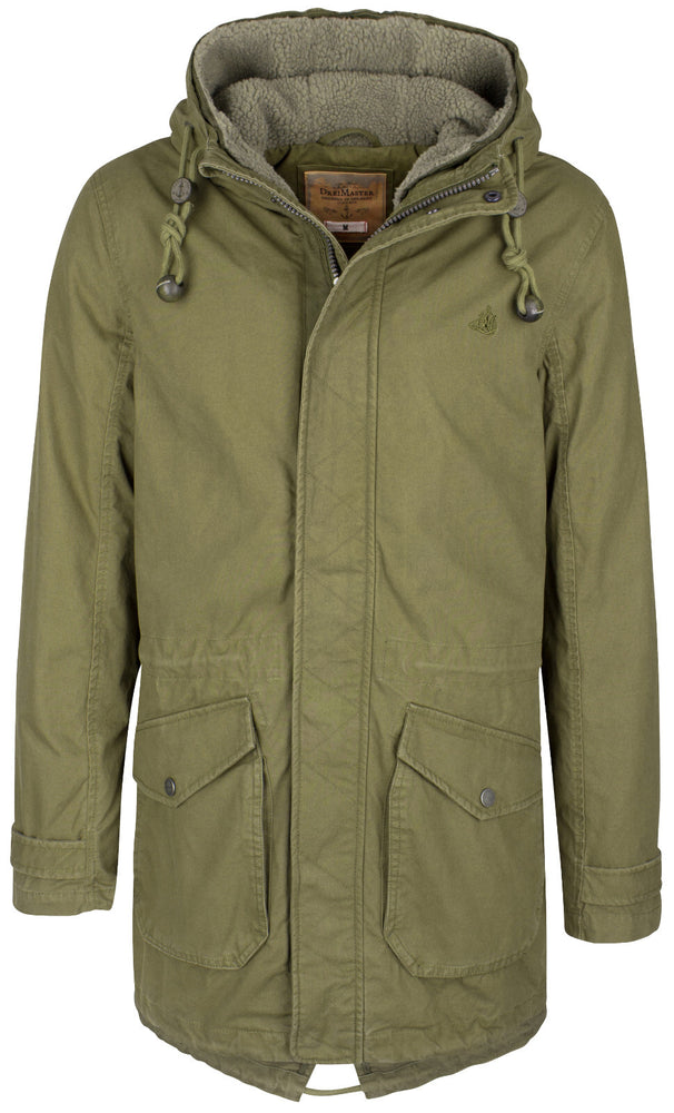 B-WARE DREIMASTER HERREN PARKA Gr. XL Farbe Oliv