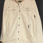 B-WARE DREIMASTER VINTAGE DAMEN BLUSE Gr.XL Farbe Creme