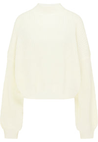 B-WARE MYMO DAMEN SWEATSHIRT Gr. XS/S Farbe Wollweiss