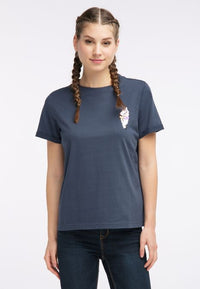 B-WARE MYMO DAMEN T-SHIRT GR.L FARBE MARINE