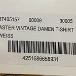 B-WARE DREIMASTER VINTAGE DAMEN T-SHIRT Gr.S Farbe Weiss