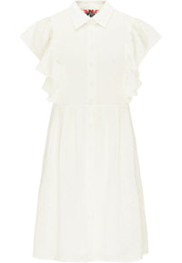 B-WARE MYMO ROCKS DAMEN SOMMERKLEID Gr. XS Farbe Weiss