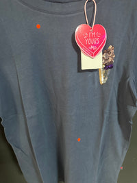 B-WARE MYMO DAMEN T-SHIRT GR. S FARBE MARINE