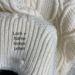 B-WARE FAINA DAMEN STRICKPULLOVER GR. XL/XXL FARBE WOLLWEISS