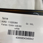 B-WARE FAINA DAMEN STRICKPULLOVER GR.M/L FARBE WEISS