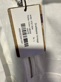 B-WARE DREIMASTER VINTAGE DAMEN KLEID GR.L FARBE WEISS