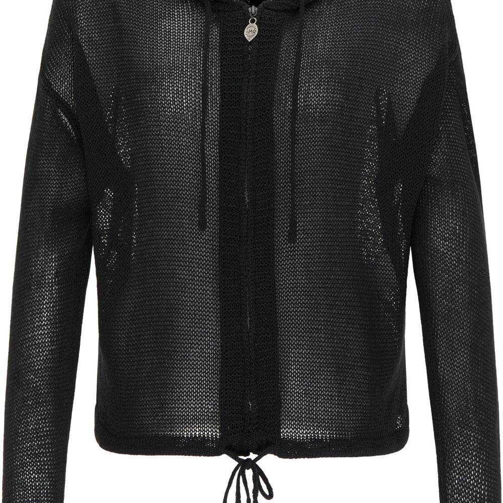 B-WARE MYMO ROCKS DAMEN STRICKJACKE Gr. XS/S Farbe Schwarz