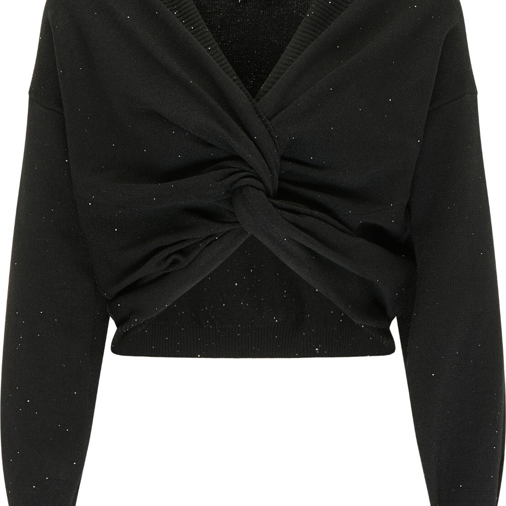 B-WARE FAINA DAMEN STRICKPULLOVER Gr. M/L Farbe Schwarz