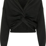 B-WARE FAINA DAMEN STRICKPULLOVER Gr. M/L Farbe Schwarz