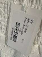 B-WARE IZIA DAMEN MAXIKLEID GR.L FARBE WEISS