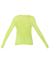 B-WARE MYMO DAMEN PULLOVER Gr.M/L Farbe Neon Grün