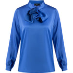 B-WARE FAINA DAMEN BLUSE Gr. XL Farbe Royalblau