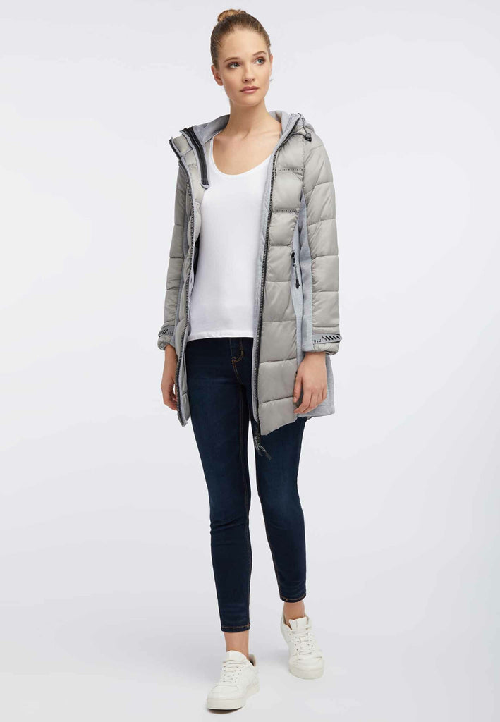 B-WARE DRY LAUNDRY DAMEN PARKA Gr. XL Farbe Aschegrau