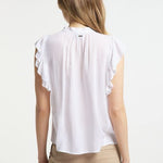 B-WARE DREIMASTER KLASSIK DAMEN BLUSE GR.L FARBE WOLLWEISS