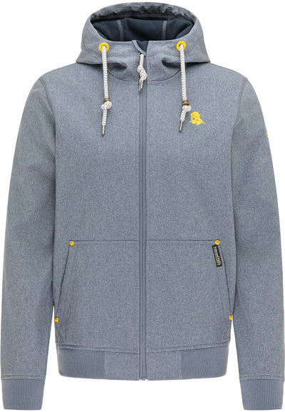 B-WARE Schmuddelwedda Herren Softshellblouson Gr. S Farbe Dunkelmarine Melange