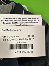 B-WARE DREIMASTER MARITIM DAMEN REGENJACKE Gr. S Farbe Dunkelmarine