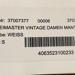 B-WARE DREIMASTER VINTAGE DAMEN MANTEL Gr. S Farbe Weiss