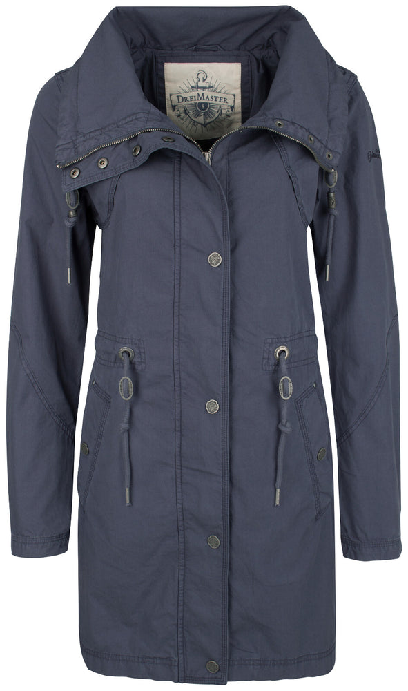 B-WARE DREIMASTER DAMEN MANTEL Gr.L Farbe Marine
