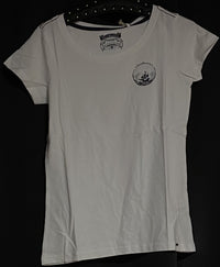 B-WARE DREIMASTER VINTAGE DAMEN T-SHIRT Gr.S Farbe Weiss