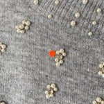 B-WARE FAINA DAMEN PULLOVER Gr. L/XL Farbe GRAU MELANGE