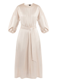 B-WARE DREIMASTER KLASSIK DAMEN KLEID Gr. S Farbe Beigerosa