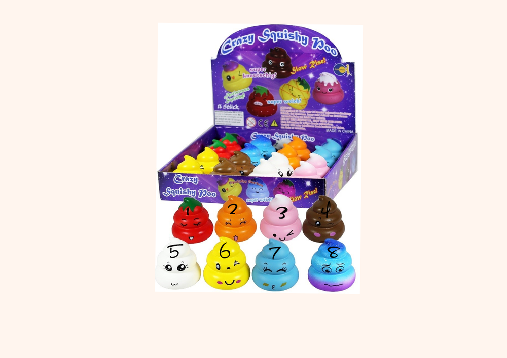 1x Crazy Squishy - Knautsch-Kacke