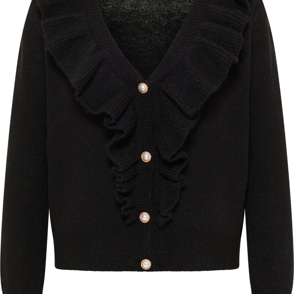 B-WARE FAINA DAMEN STRICKJACKE GR. XS/S FARBE SCHWARZ