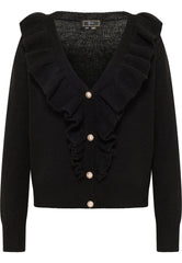 B-WARE FAINA DAMEN STRICKJACKE GR. XS/S FARBE SCHWARZ