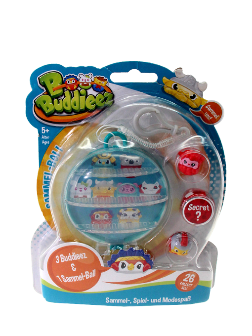 Bbuddieez Storage Ball + 3 Buddieez