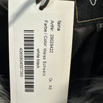 B-WARE FAINA DAMEN MANTEL GR.XS FARBE WEISS SCHWARZ