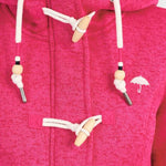 Musterware/Einzelstück …SCHMUDDELWEDDA DAMEN Strickfleece-Dufflecoat GR. S Pink