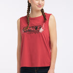 B-WARE MYMO DAMEN TOP GR.S FARBE ROT