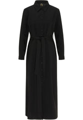 B-WARE DREIMASTER KLASSIK DAMEN BLUSENKLEID Gr.S Farbe Schwarz