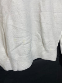 B-WARE FAINA DAMEN STRICKPULLOVER Farbe: Weiss Grösse: M/L
