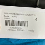 B-WARE DREIMASTER DAMEN KURZMANTEL Gr. L Farbe Türkis