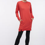 B-WARE DREIMASTER DAMEN PULLOVER Gr. L Farbe Dunkelrot Melange