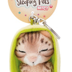 NICI GREEN Schlüsselanhänger Sleeping Pets Karamell gepunkteter Hase